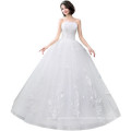 XQX002 Wholesale Cheap Sexy Plus size Wedding Dress Bridal Gown Sequins Tulle Ruffles Strapless Muslim Ball Gown Wedding Dress